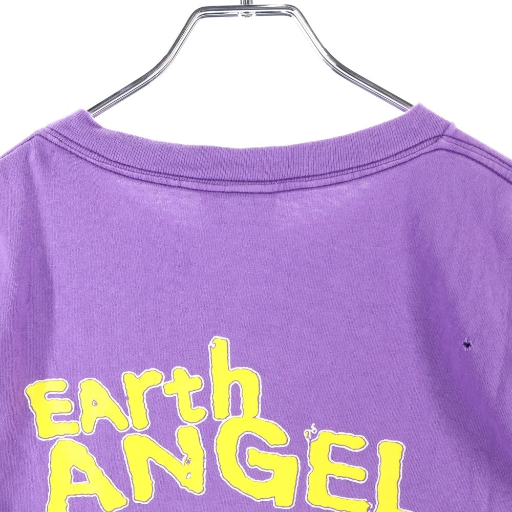 SAINT MICHAEL(セントマイケル) 24SS UNIVERSAL SS TEE ユニバーサル 両面プリント クルーネック 半袖Tシャツ カットソー パープル SM-YS8-0000-014