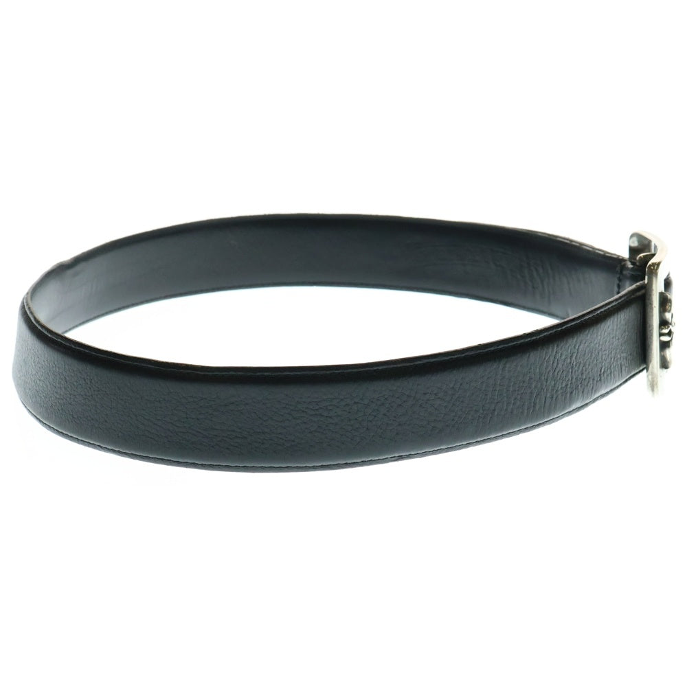 CHROME HEARTS(クロムハーツ) BLT OTJ フィリグリー レザーベルト ブラック/シルバー