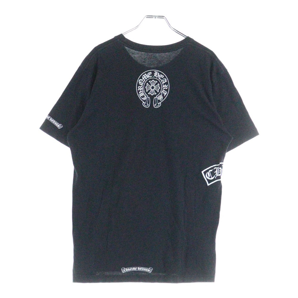 CHROME HEARTS(クロムハーツ) CH T-SHRT 1 Tバーバックホースシュープリント Tシャツ 半袖カットソー