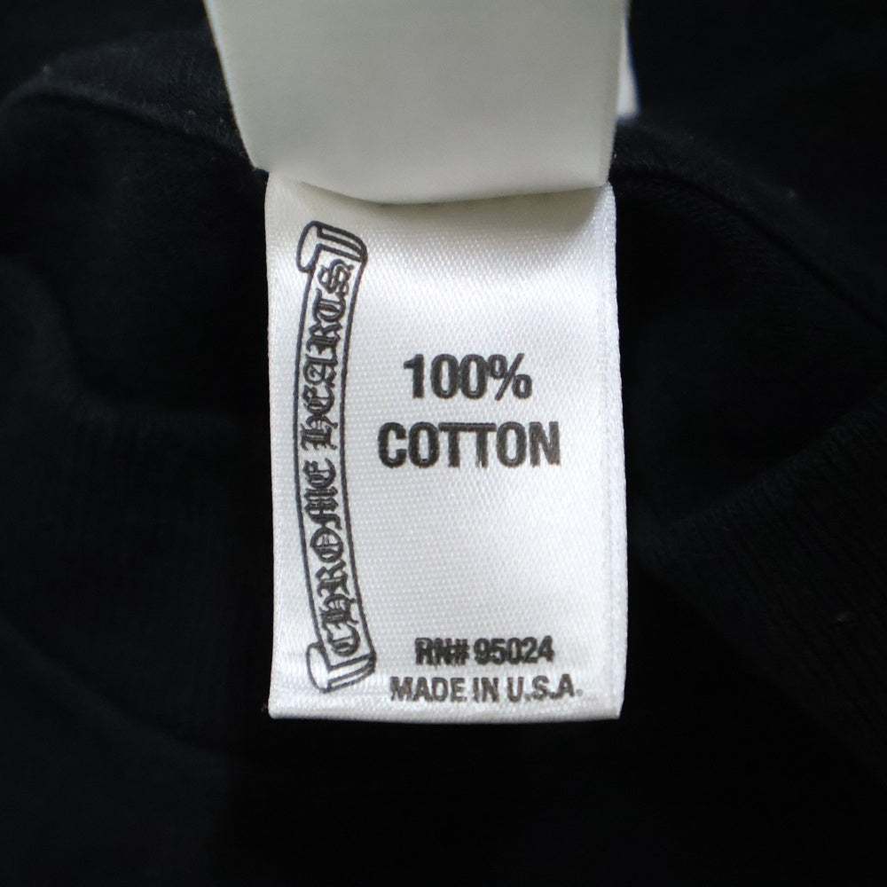 CHROME HEARTS(クロムハーツ) OLD RS3クロスプリント 長袖Tシャツ ブラック