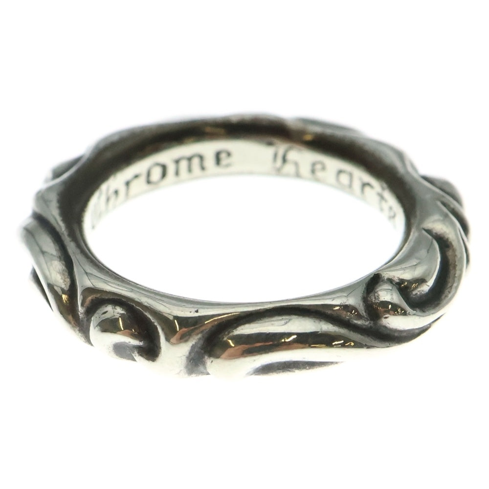 CHROME HEARTS(クロムハーツ) SCRL BAND スクロールバンド リング シルバー BCA351