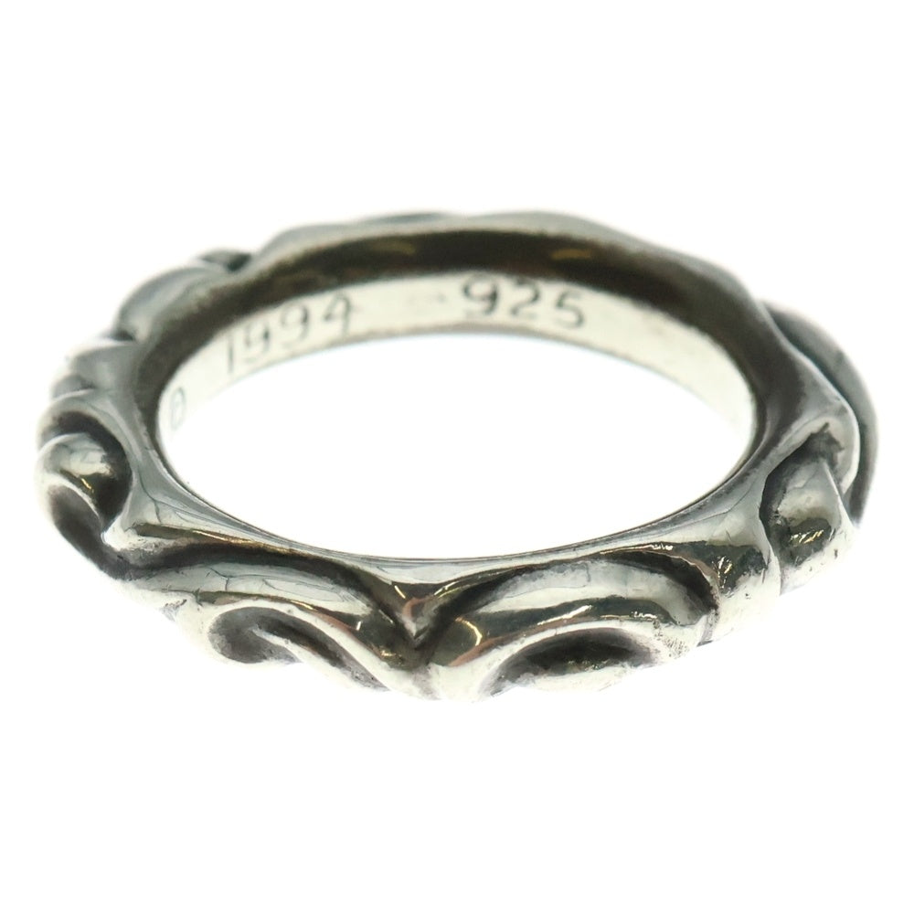 CHROME HEARTS(クロムハーツ) SCRL BAND スクロールバンド リング シルバー BCA351