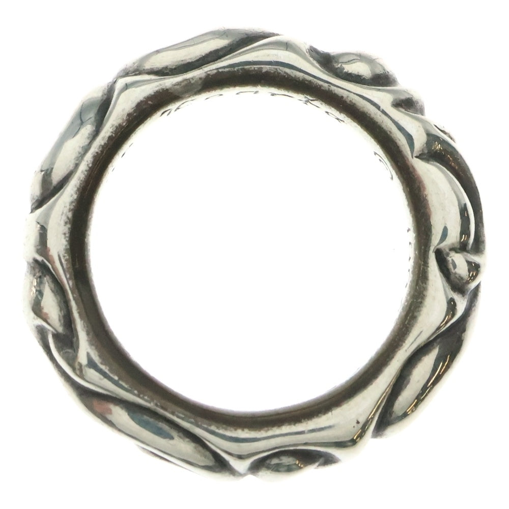 CHROME HEARTS(クロムハーツ) SCRL BAND スクロールバンド リング シルバー BCA351