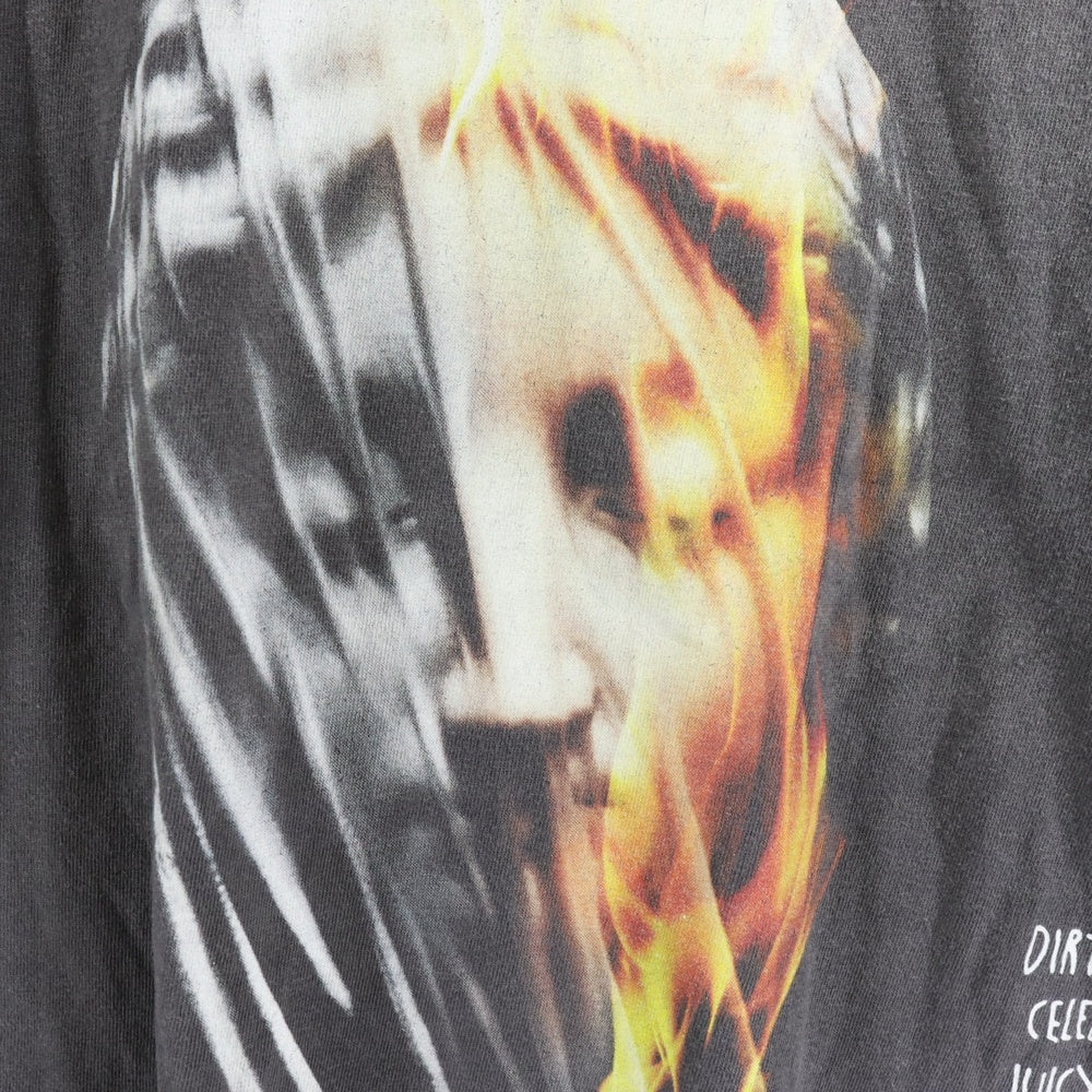 SAINT MICHAEL(セントマイケル) 25SSTEE DEVIL DADDY 半袖Tシャツ カットソー グレー SM-HR8-0000-002