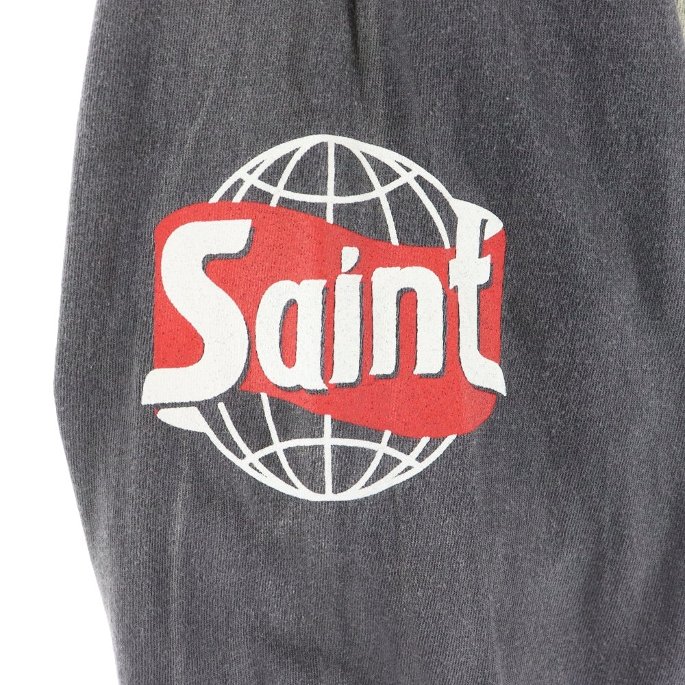 SAINT MICHAEL(セントマイケル) 25SS DARTHVADER スターウォーズ プリント 長袖Tシャツ カットソー ロンT グレー