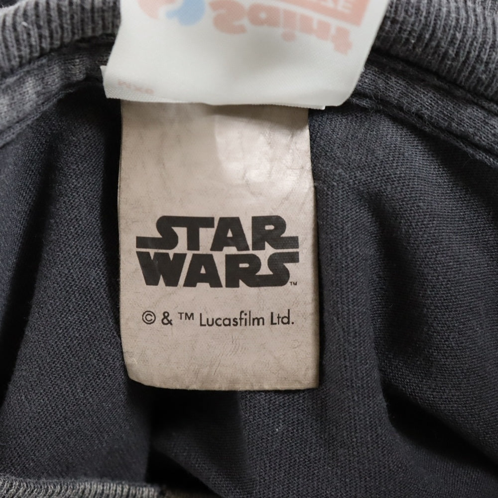 SAINT MICHAEL(セントマイケル) 25SS DARTHVADER スターウォーズ プリント 長袖Tシャツ カットソー ロンT グレー