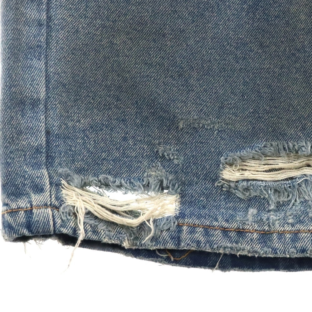 FR(13)NDS(フレンズ) 23AW HDKダメージ ワイド デニムパンツ インディゴ 23A-PTL071-RF