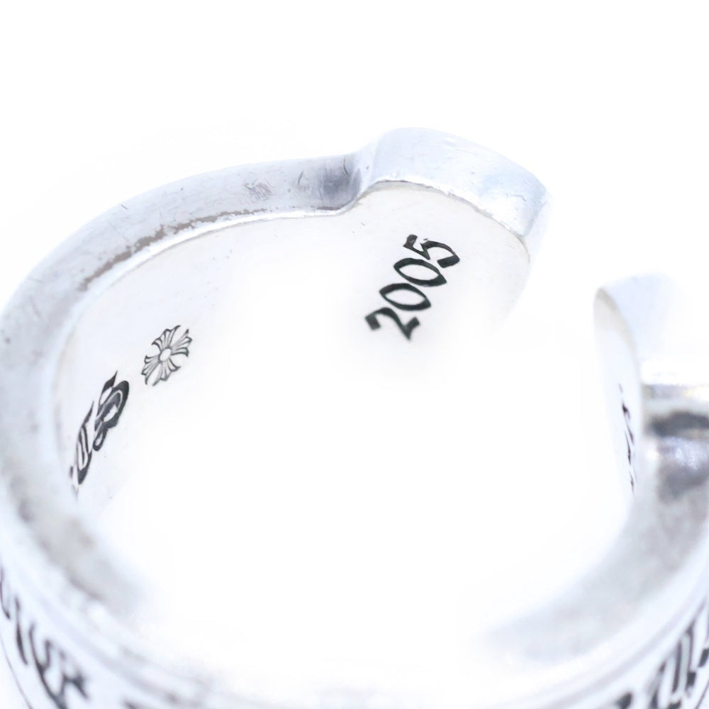 CHROME HEARTS(クロムハーツ) LG SCROLL LABEL ラージスクロールラベル リング シルバーBCA383