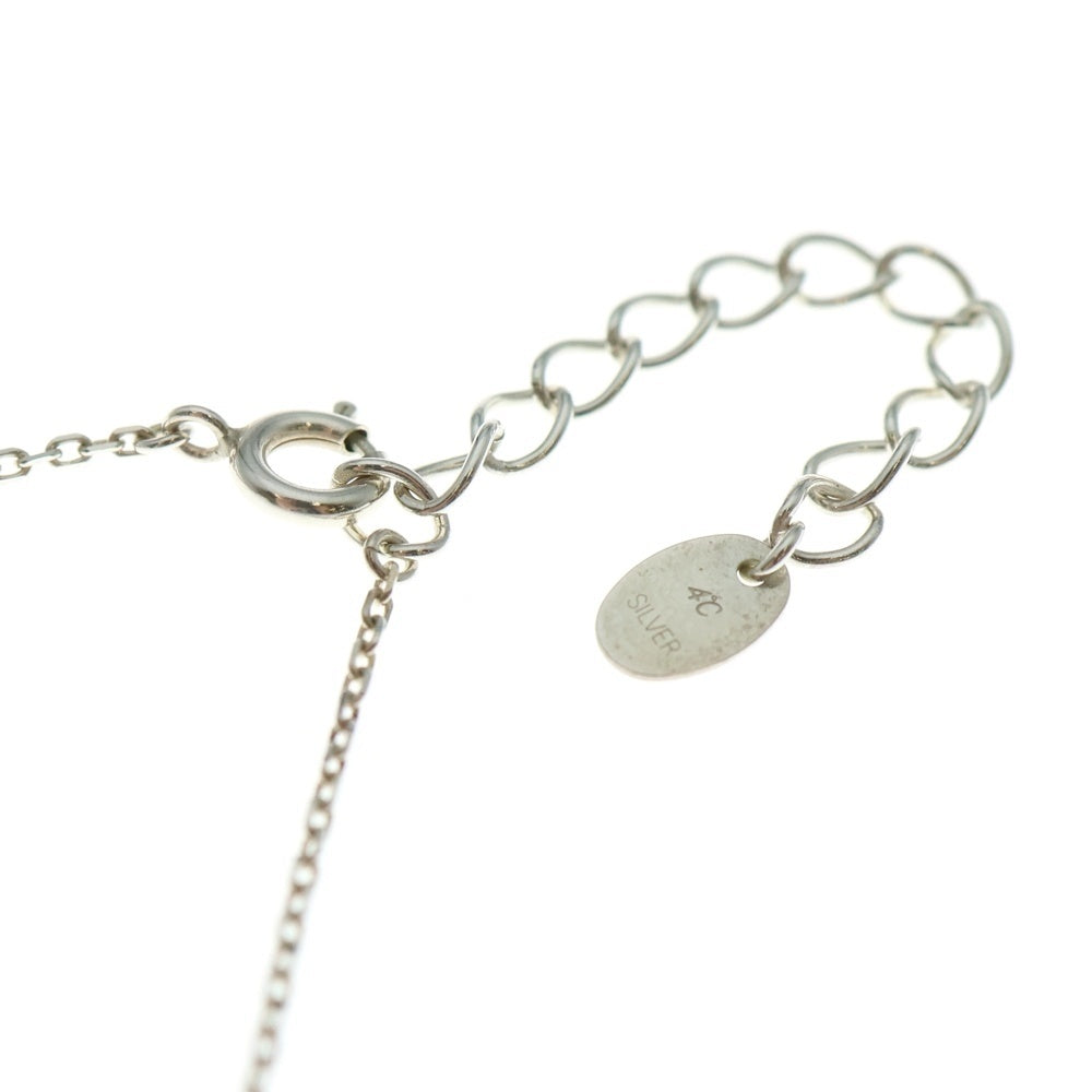 4℃(ヨンドシ－) サークルネックレス チェーン シルバー レディース