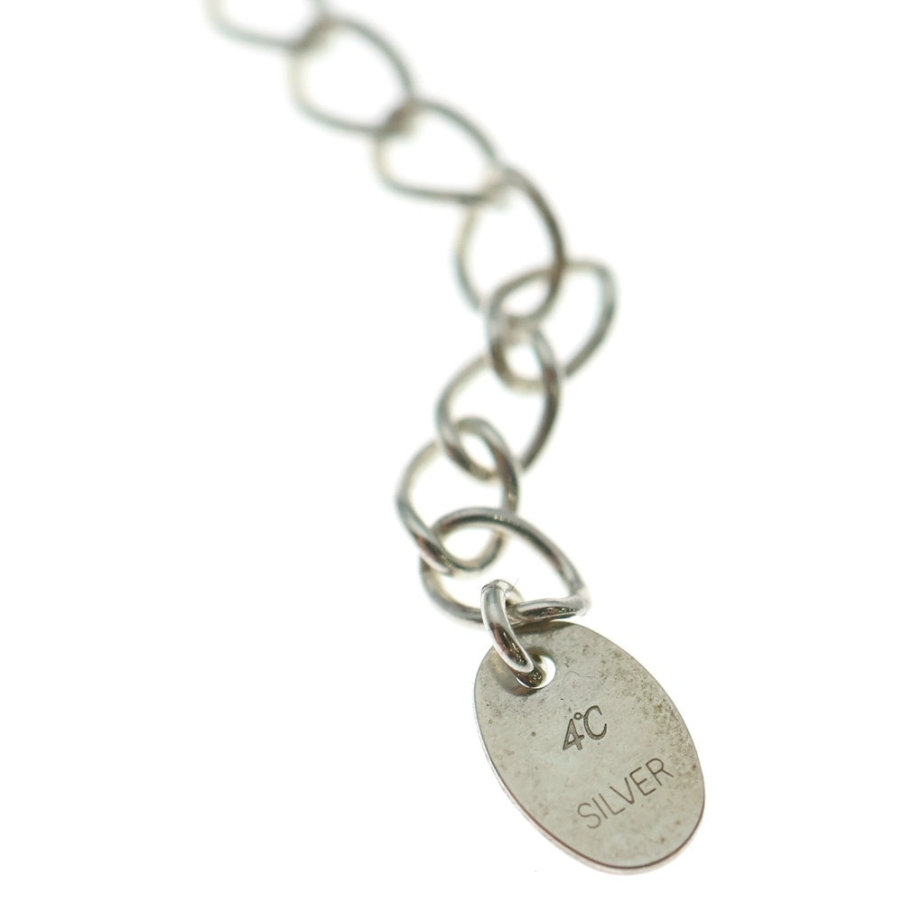 4℃(ヨンドシ－) サークルネックレス チェーン シルバー レディース