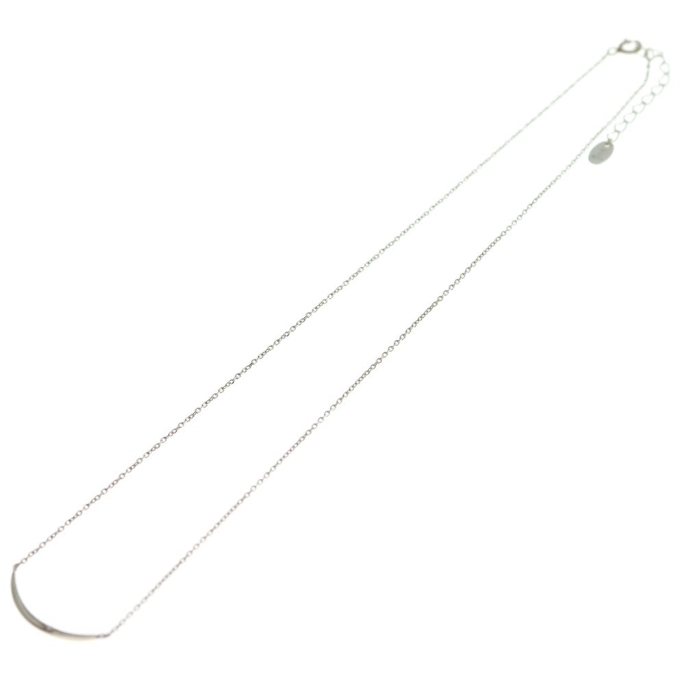 4℃(ヨンドシ－) エターナルアーチ ネックレス チェーン シルバー レディース