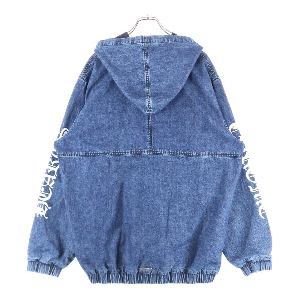 CHROME HEARTS(クロムハーツ) RUCKUS ハーフジップ デニムアノラック パーカー インディゴ