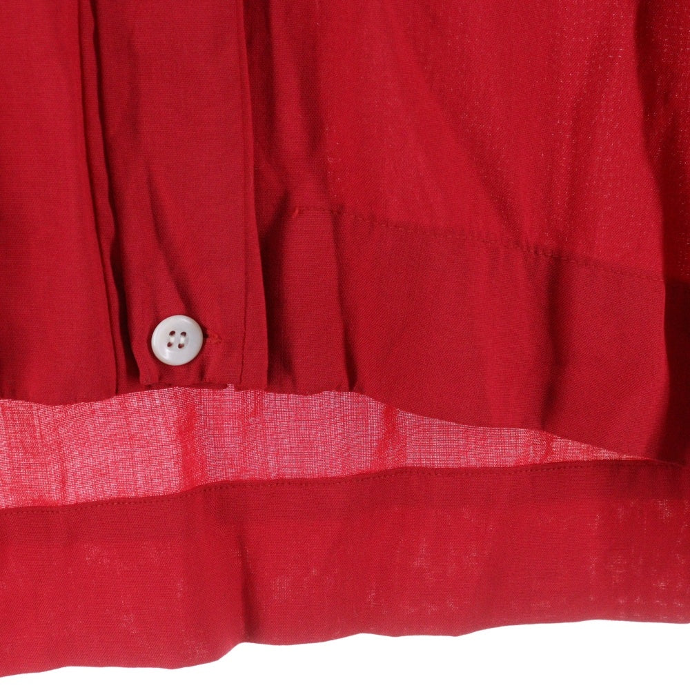 VINTAGE(ヴィンテージ) KING LOUIE SHELL キングルルイ シェル 刺? 半袖 ボウリングシャツ レッド