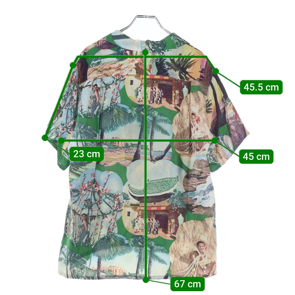 VINTAGE(ヴィンテージ) TOWNCRAFT 総柄 半袖 アロハシャツ