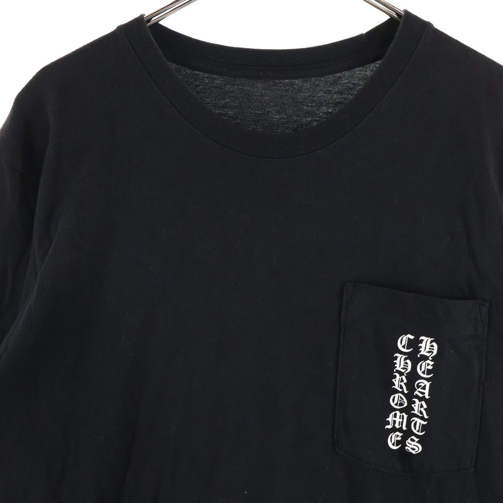 CHROME HEARTS(クロムハーツ) Side T BAR Tee サイドTバー ヴァーティカルロゴ Tシャツ 半袖カットソー ブラック