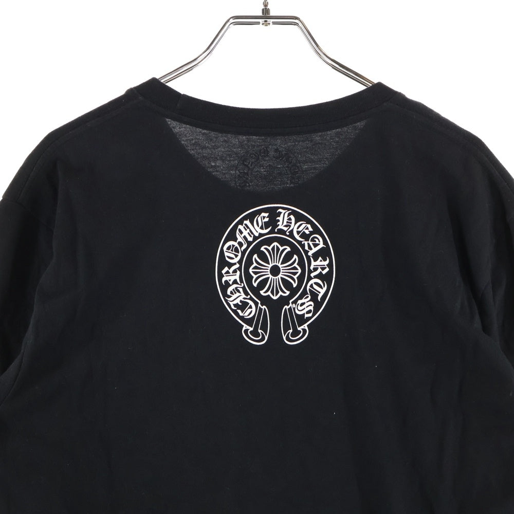 CHROME HEARTS(クロムハーツ) Side T BAR Tee サイドTバー ヴァーティカルロゴ Tシャツ 半袖カットソー ブラック