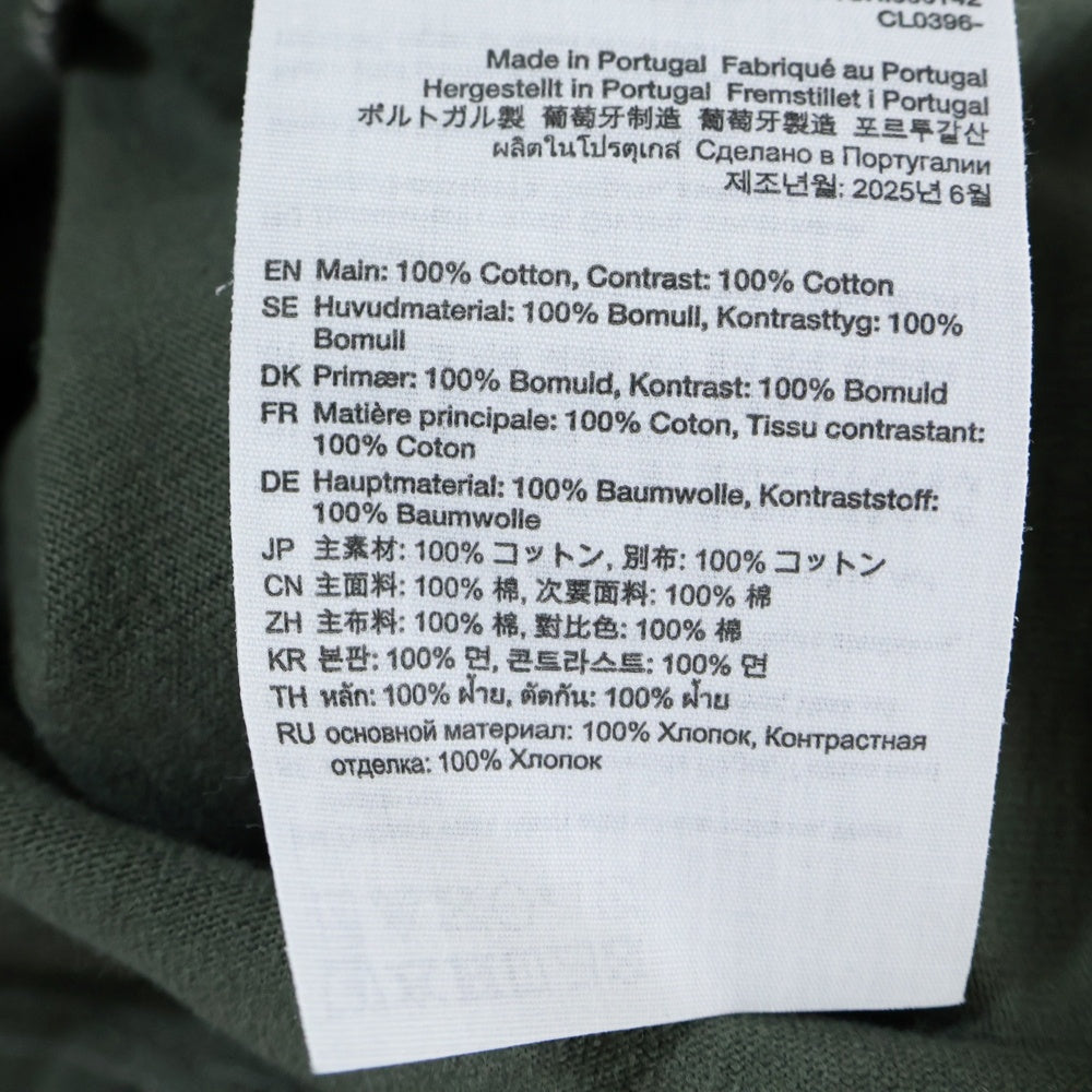 Acne Studios(アクネ ストゥディオズ) フロントロゴ 長袖Tシャツ ポロシャツ グリーン FN-UX-TSHI000142