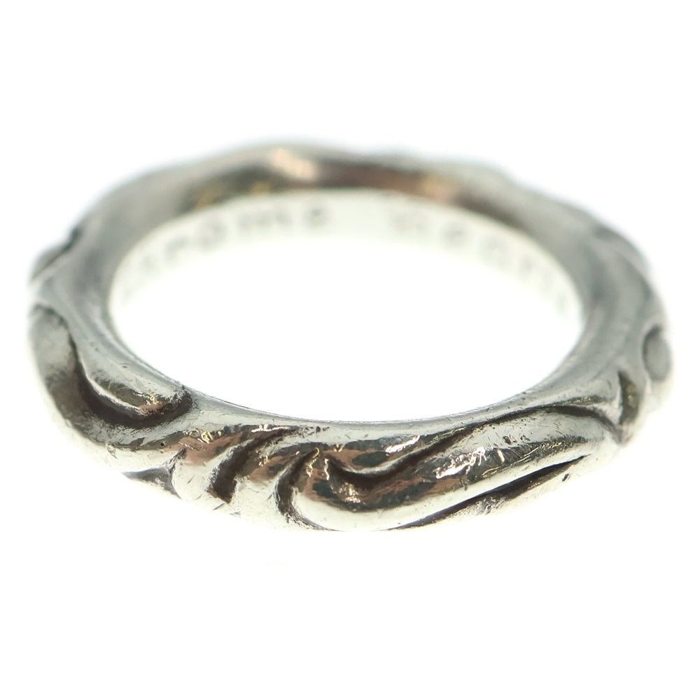 CHROME HEARTS(クロムハーツ) SCRL BAND スクロールバンド リング シルバー BCA351