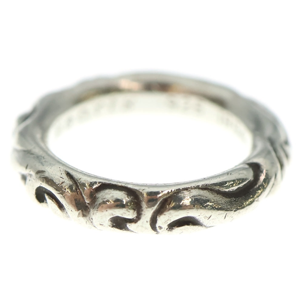 CHROME HEARTS(クロムハーツ) SCRL BAND スクロールバンド リング シルバー BCA351