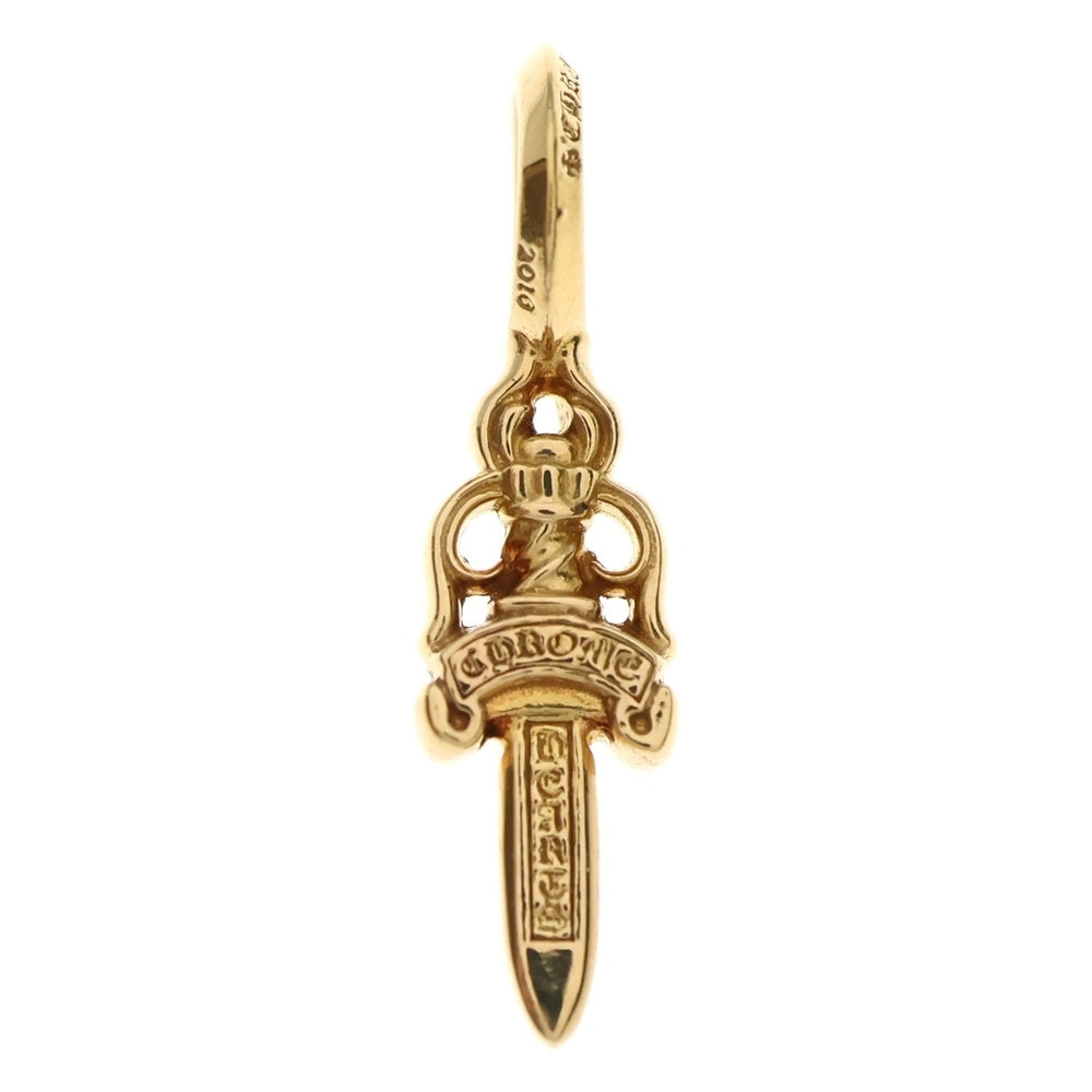 CHROME HEARTS(クロムハーツ) 22K STACK DAGGER V2 ダガースタックチャーム ネックレストップ ゴールド