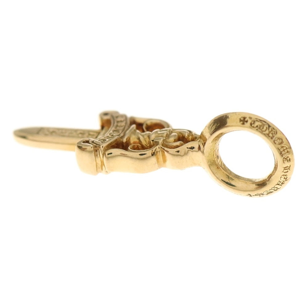 CHROME HEARTS(クロムハーツ) 22K STACK DAGGER V2 ダガースタックチャーム ネックレストップ ゴールド