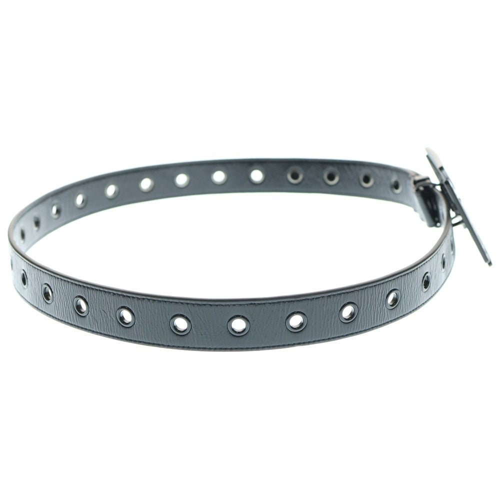 Alice Hollywood(アリス ハリウッド) BLISTERED CHOPPER BELT クロスモチーフ ベルト ブラック