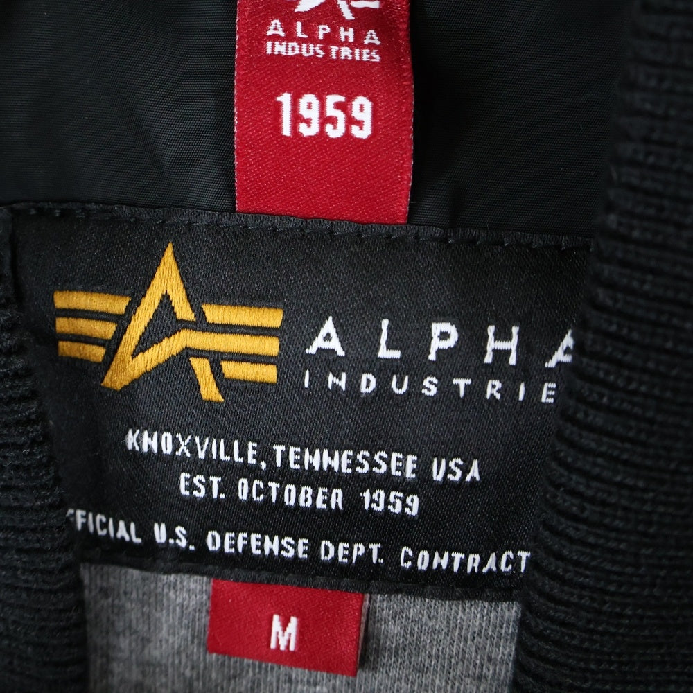 ALPHA INDUSTRIES(アルファ インダストリーズ) MA-1 フライトジャケット ブラック