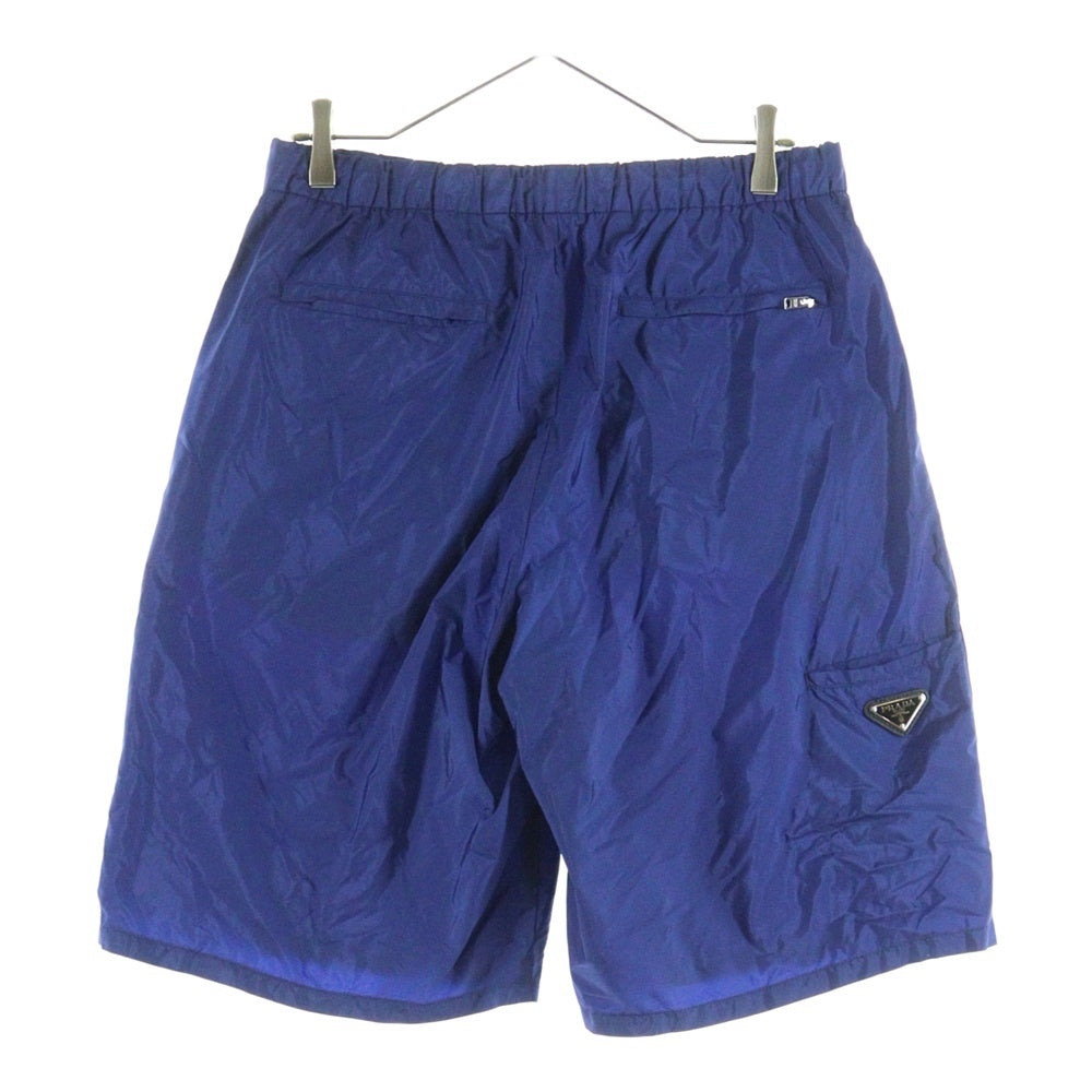 PRADA(プラダ) RE-NYLON三角プレートハーフパンツ ネイビー SPH153 S212 1WQ9