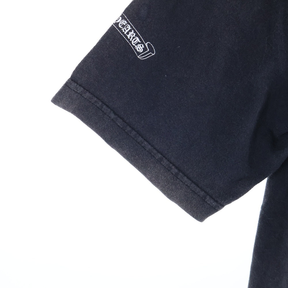 CHROME HEARTS(クロムハーツ) OLD CH T-SHRT US オールド スクロールラベルプリント 半袖Tシャツ ブラック