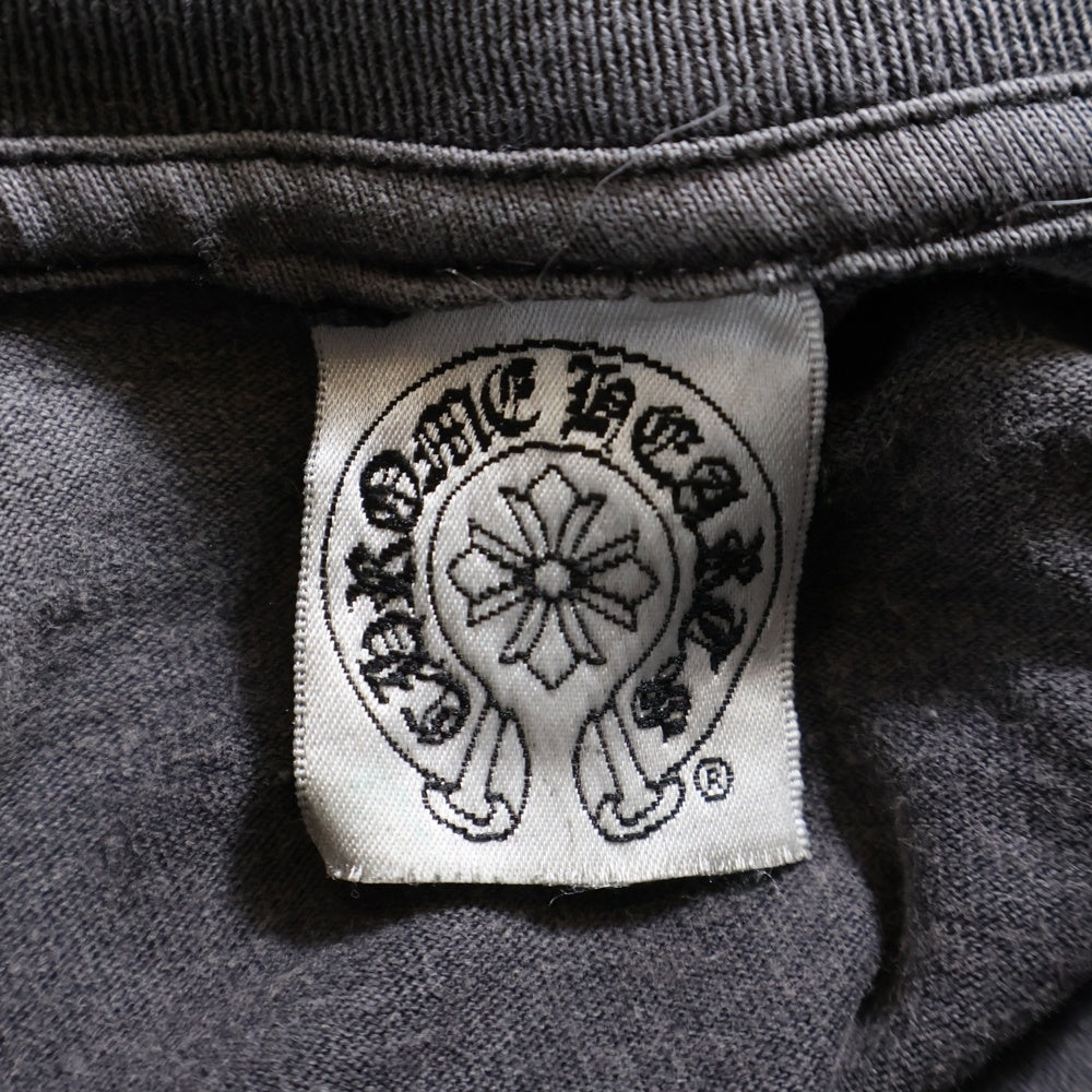 CHROME HEARTS(クロムハーツ) OLD CH T-SHRT US オールド スクロールラベルプリント 半袖Tシャツ ブラック