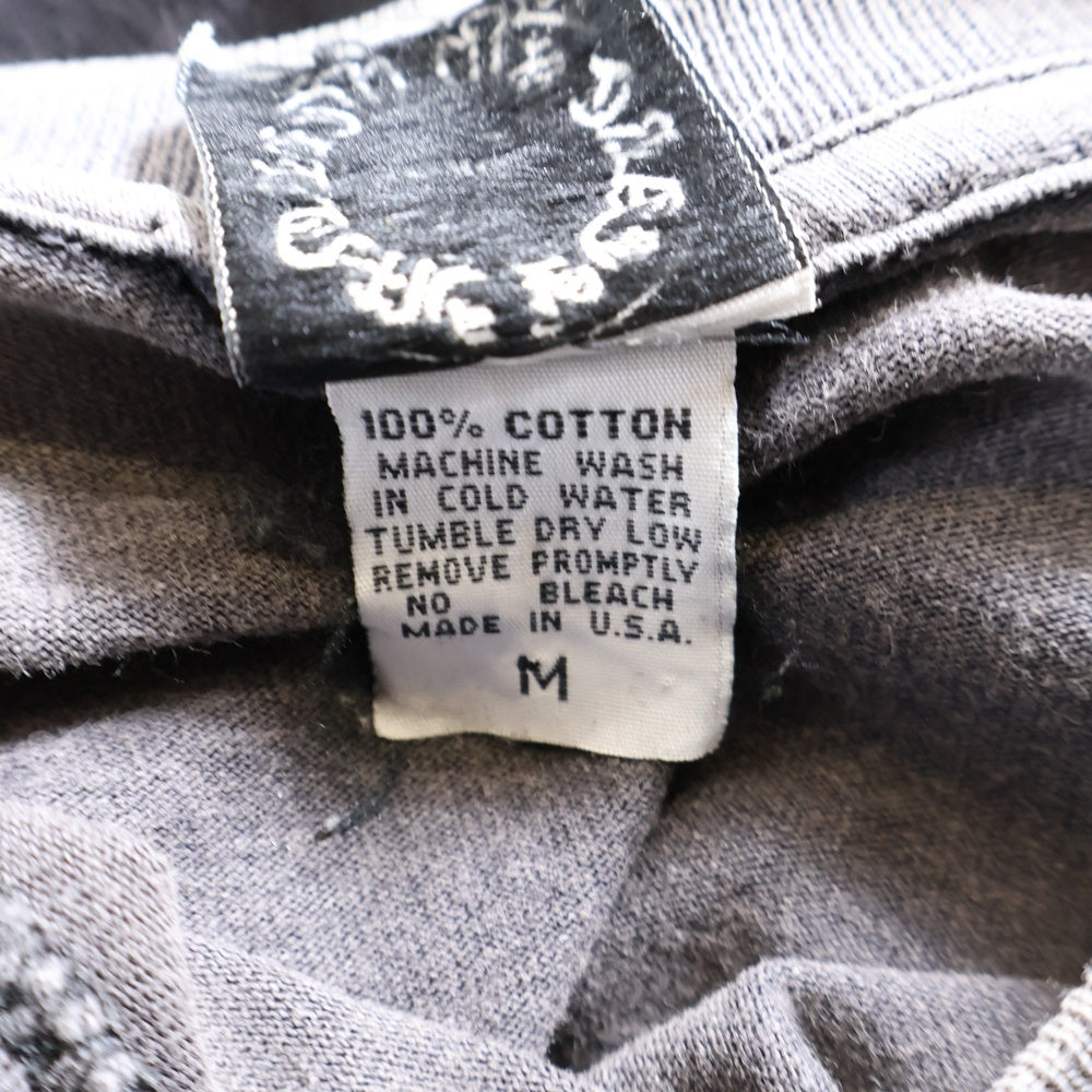 CHROME HEARTS(クロムハーツ) OLD CH T-SHRT US オールド スクロールラベルプリント 半袖Tシャツ ブラック