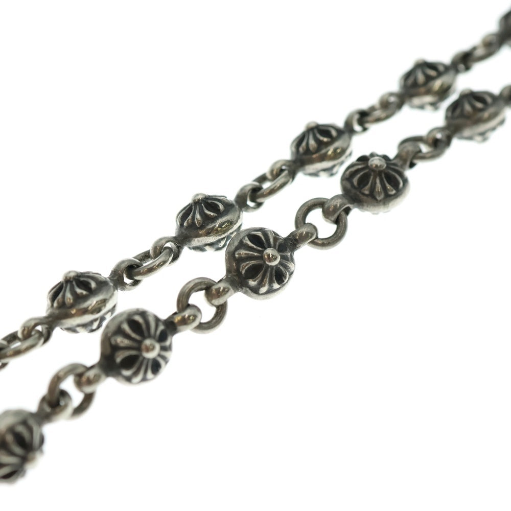 CHROME HEARTS(クロムハーツ) #1 CRSBL CHN FILIG CRS クロスボールチェーン フィリグリークロスXS ネックレス シルバー BCA191