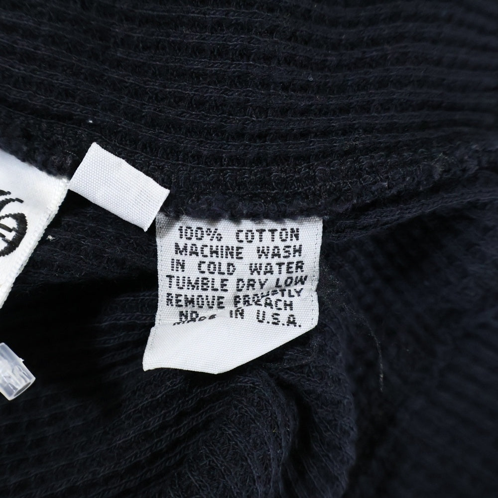 CHROME HEARTS(クロムハーツ) OLD VINE DAGGER SCROLL LABEL ヴァインダガー スクロールラベル ロゴプリント サーマル長袖Tシャツ カットソー ブラック