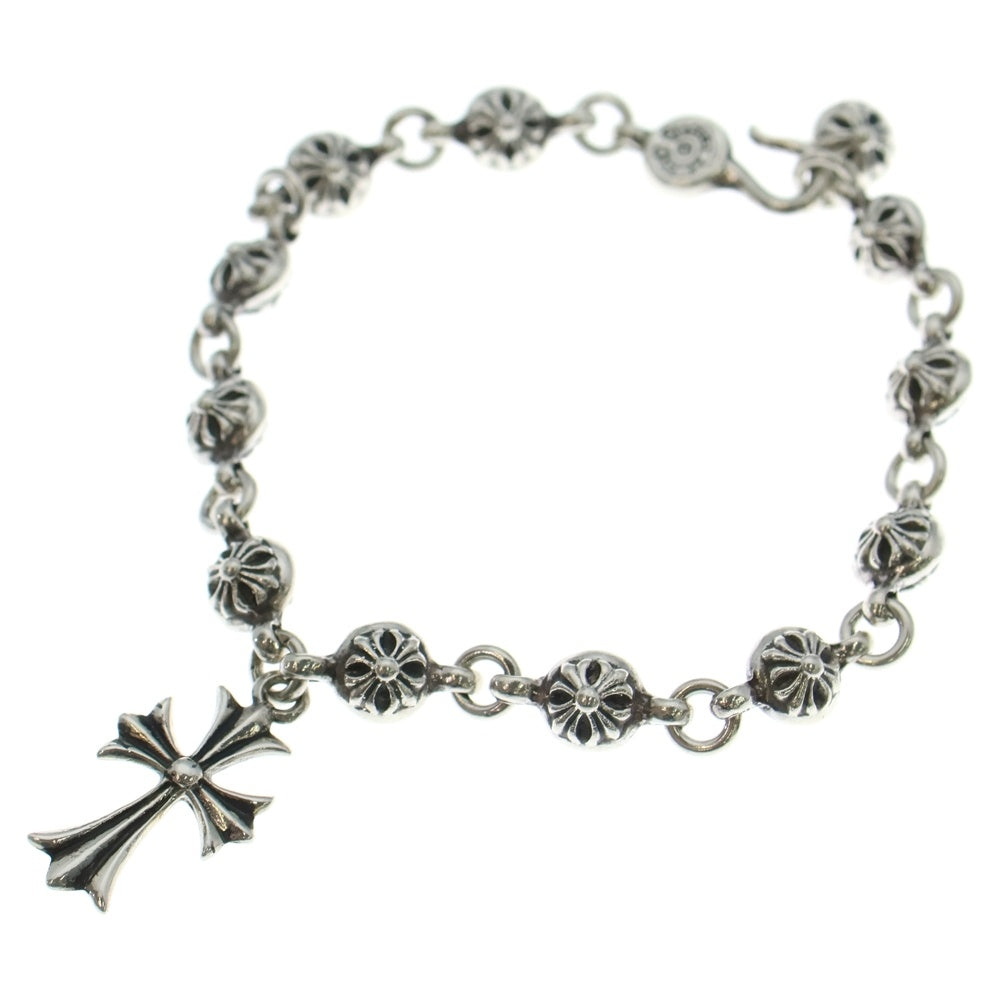 CHROME HEARTS(クロムハーツ) NO1 BALL CH CROSS #1クロスボールタイニーCHクロス シルバーブレスレット