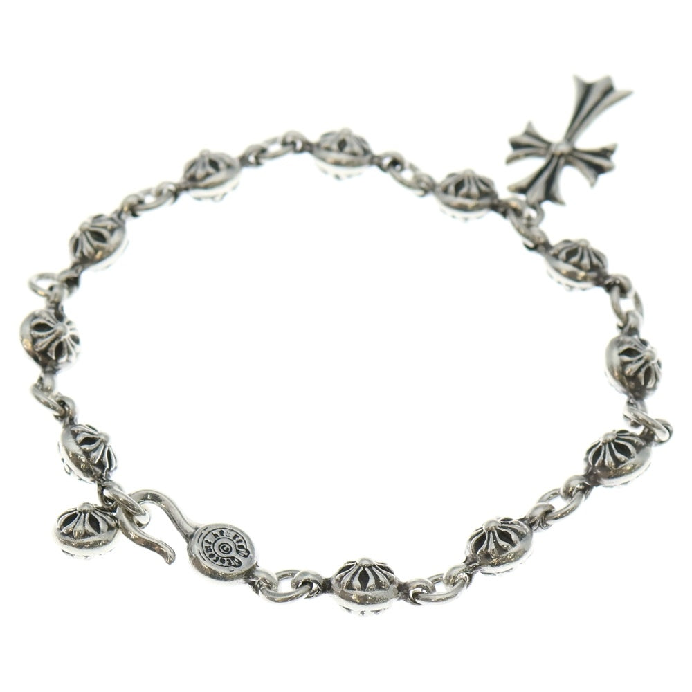 CHROME HEARTS(クロムハーツ) NO1 BALL CH CROSS #1クロスボールタイニーCHクロス シルバーブレスレット