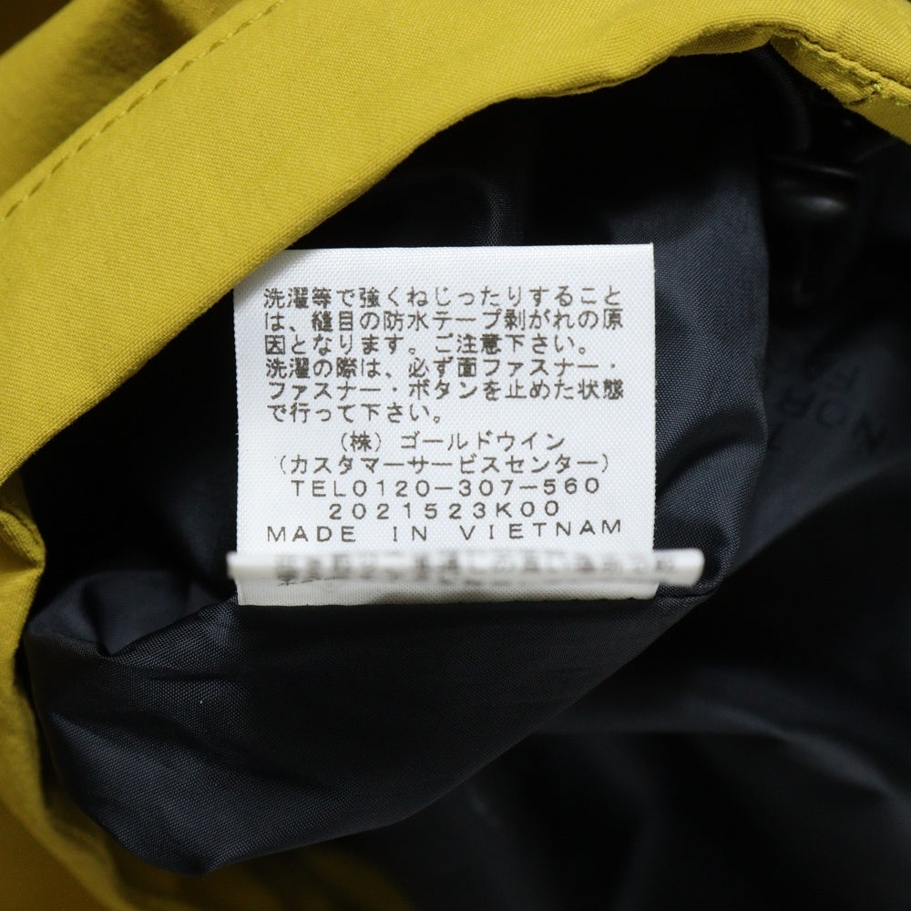 THE NORTH FACE(ザノースフェイス) MOUNTAIN LIGHT JACKET マウンテンライト ジャケット MEマウンテンパーカー ブラック/イエロー NPW62236