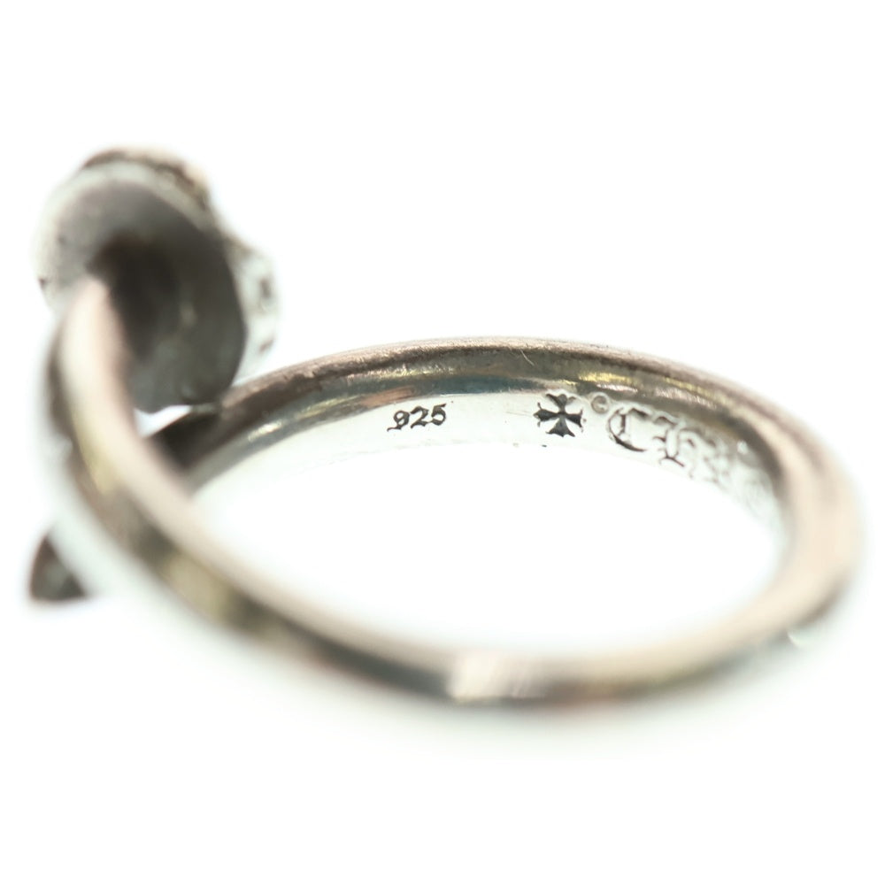 CHROME HEARTS(クロムハーツ) NAIL CRSBALL ネイル クロスボール リング シルバー BCA349