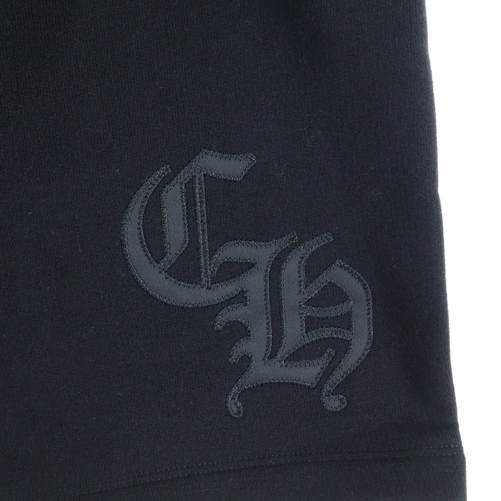 CHROME HEARTS(クロムハーツ) Y NOT 7-11刺繍ロゴ ハーフパンツ ショーツ ブラック