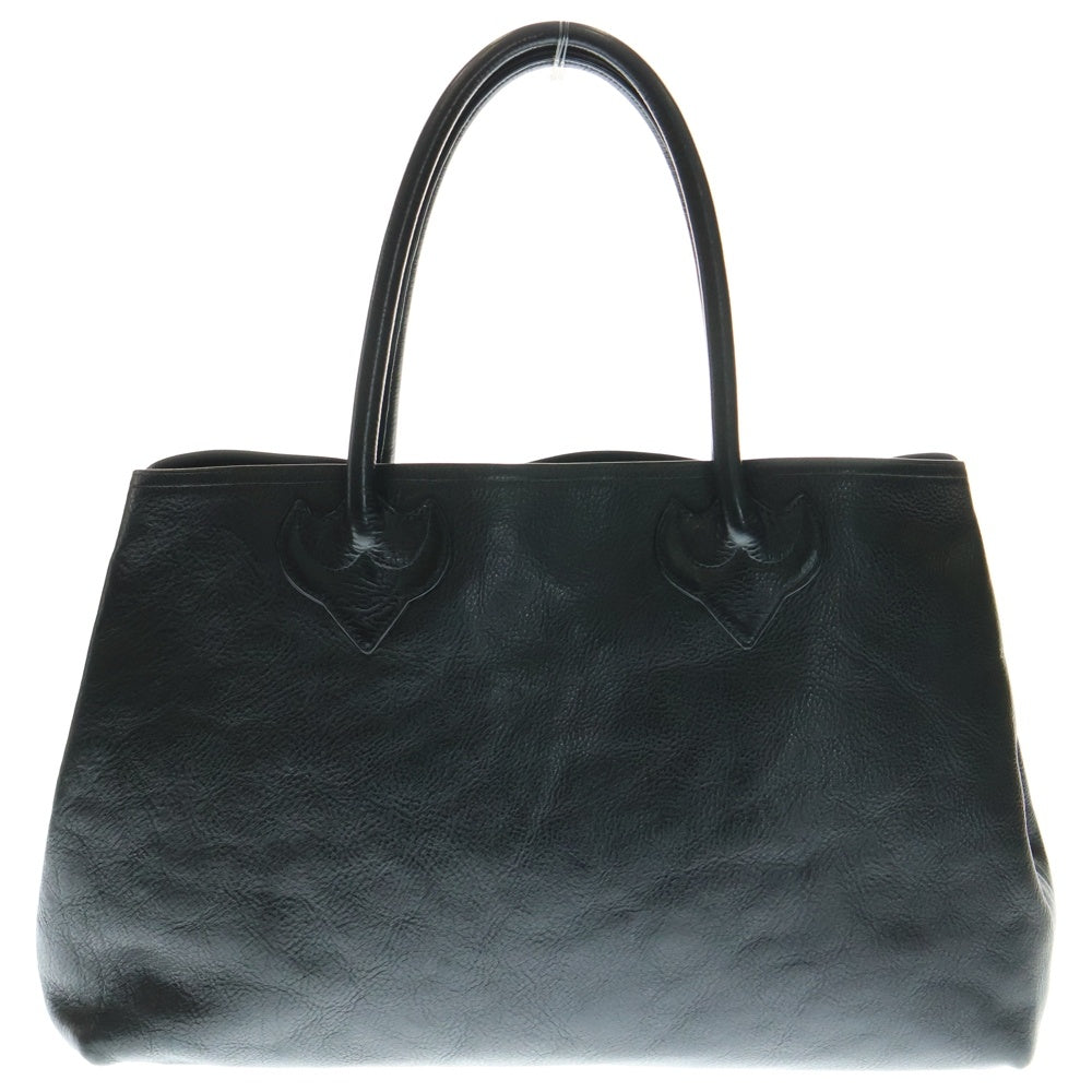 CHROME HEARTS(クロムハーツ) TOTE W SNP BS FLUER BS フレアトート BSフレアレザーパッチトートバッグ ブラック