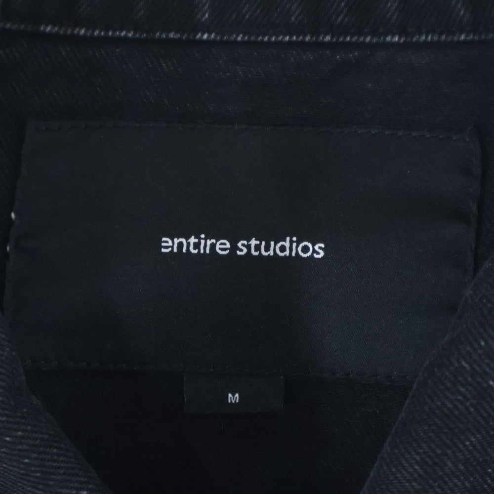 entire studios(エンタイア スタジオ) GEM DENIM JACKET デニムジャケット ブラック ES2427MA