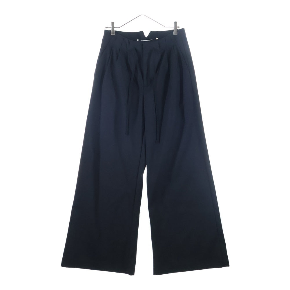 entire studios(エンタイア スタジオ) CINCH PANTスラックス パンツ ブラック ES2546BL