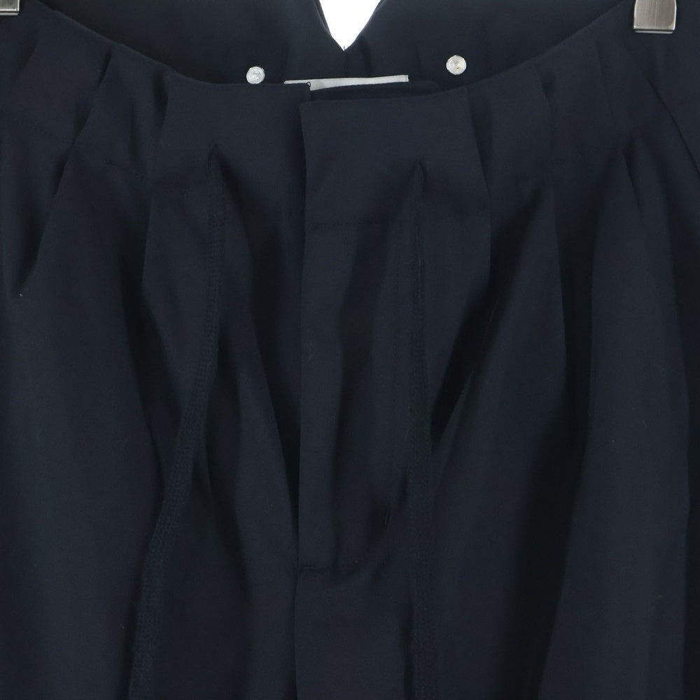 entire studios(エンタイア スタジオ) CINCH PANTスラックス パンツ ブラック ES2546BL