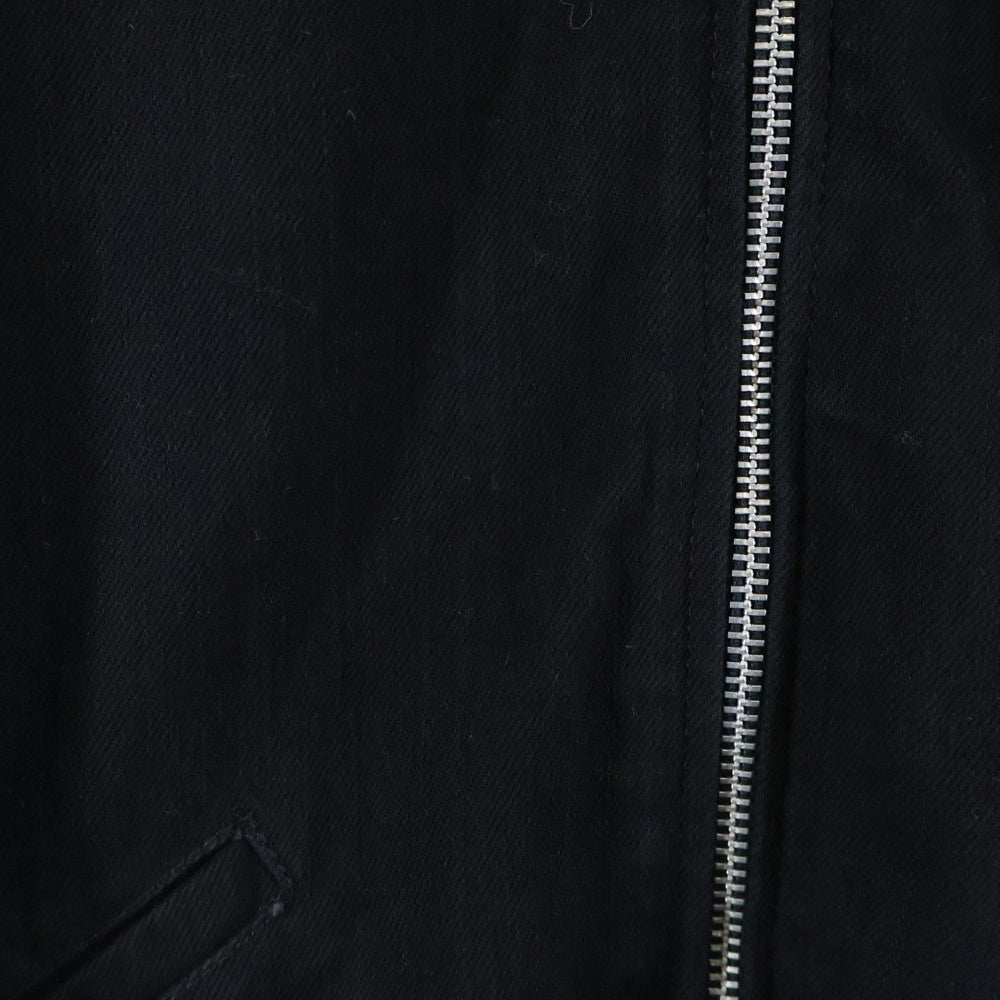 CHROME HEARTS(クロムハーツ) ダガージップ バックフレアニー デニムジャケット ブラック