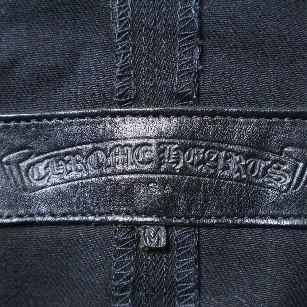 CHROME HEARTS(クロムハーツ) ダガージップ バックフレアニー デニムジャケット ブラック
