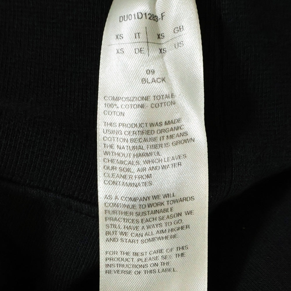 DRKSHDW(ダークシャドウ) 24SS Jumbo Gimp Hoodie ジップパーカー DU01D1283-F ブラック