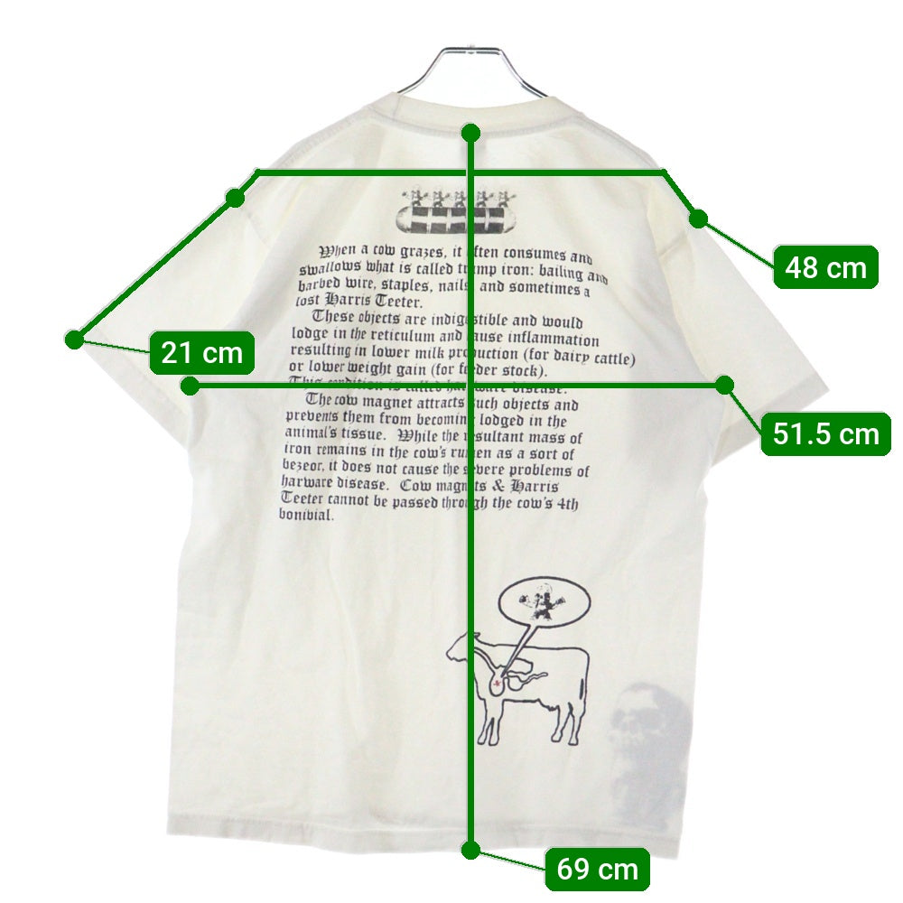 CHROME HEARTS(クロムハーツ) FOTI S/S Tee フォティ プリント 半袖Tシャツ カットソー ホワイト