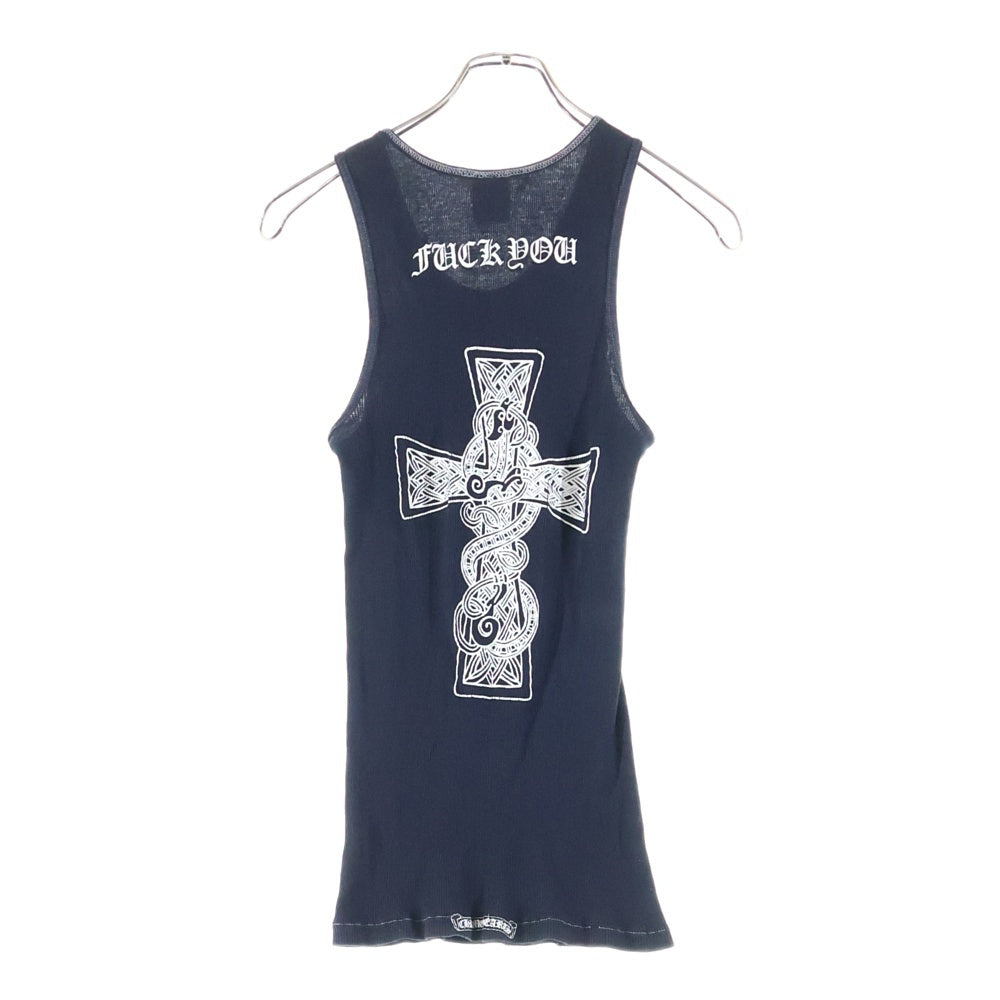 CHROME HEARTS(クロムハーツ) OLD TANK TOP ケルティック クロス タンクトップ ノースリーブ ブラック