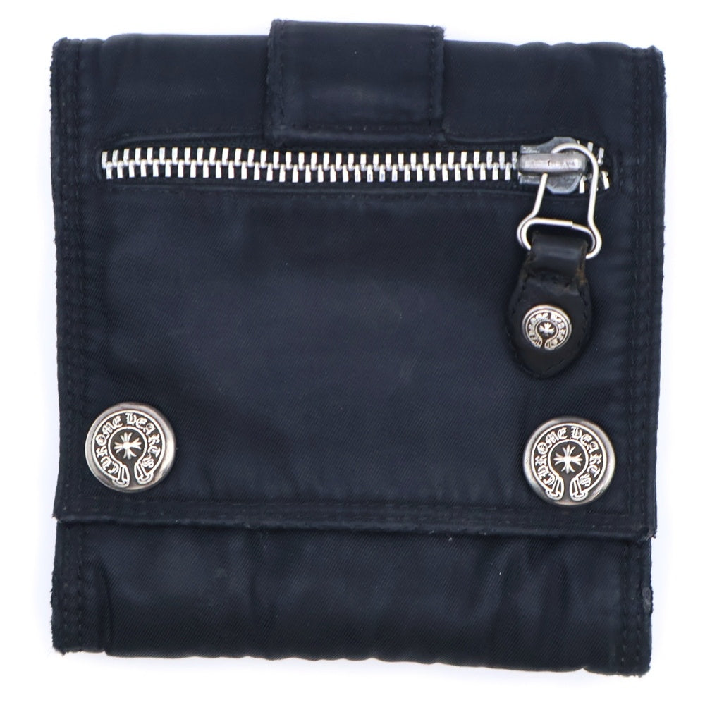 CHROME HEARTS(クロムハーツ) 3 FOLD NYLON WALLET 3 フォールド ナイロンウォレット ブラック