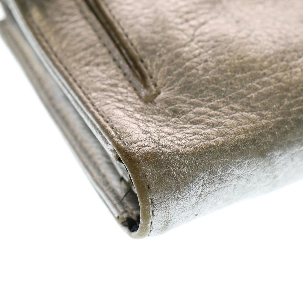 CHROME HEARTS(クロムハーツ) WAVE ウェーブ レザーウォレット 財布 シルバー