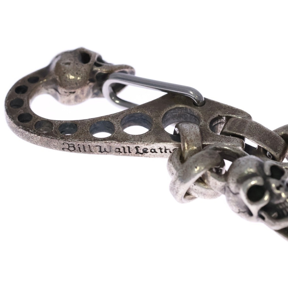 Bill Wall Leather/BWL(ビルウォールレザー) スカルクリップ スカルキーチェーン シルバー